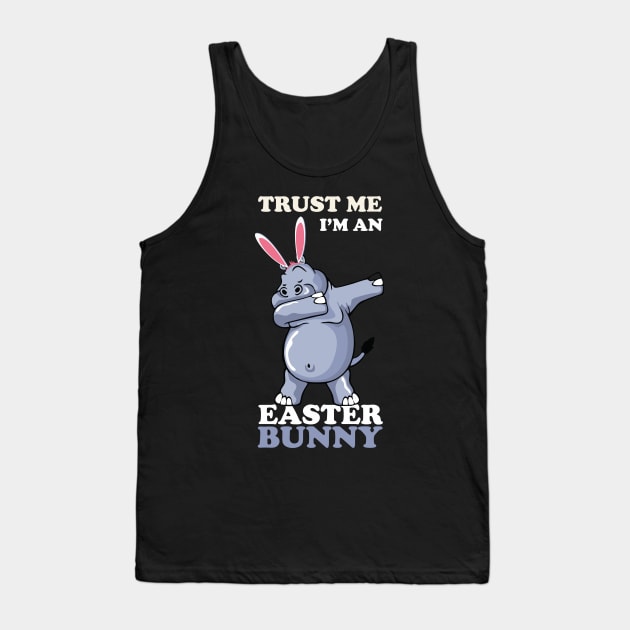 EASTER BUNNY DABBING - EASTER HIPPOS Tank Top by Pannolinno